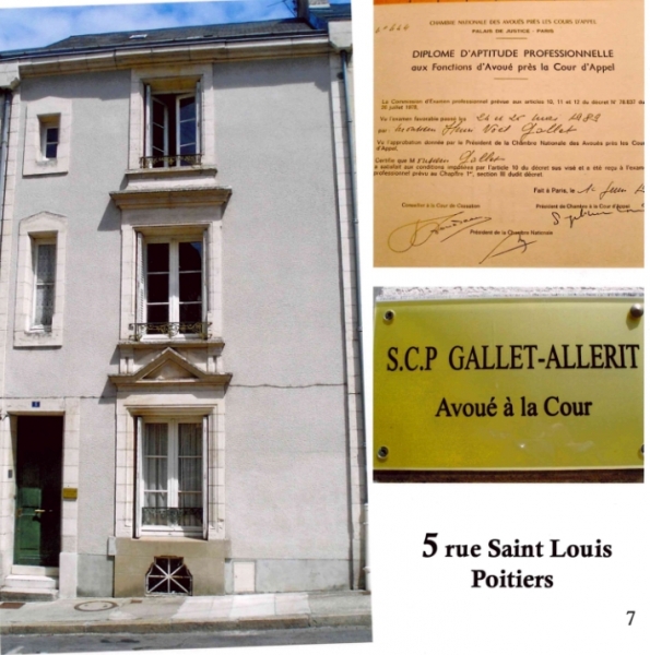 Fig. 3 : L’étude Gallet-Allerie, Poitiers. Cl. Michel Bussière.