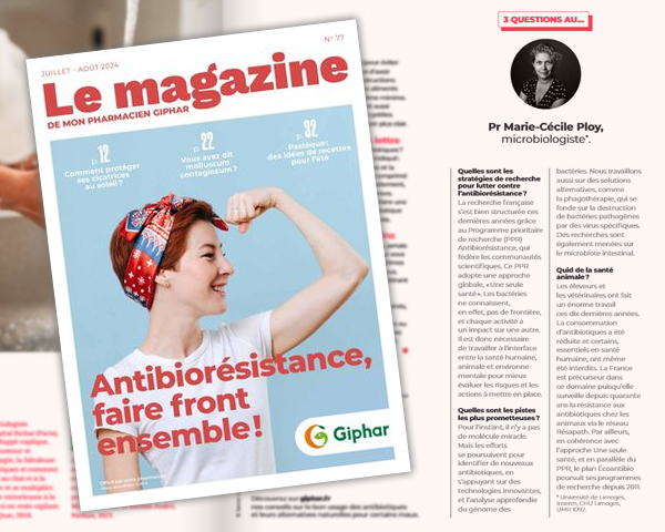 Giphar Magazine Antibiorésistance